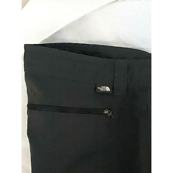 North Face Mens Dark Gray Cargo Nylon Shorts 36" Zip Pockets Lightweight Logo - Picture 9 of 12